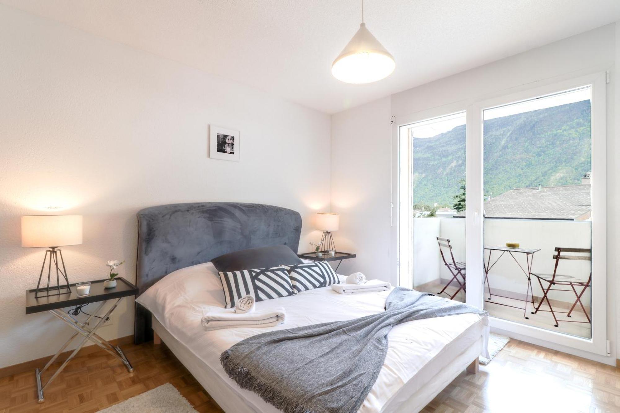 Nice Apartment Ideally Located In Martigny Exteriör bild